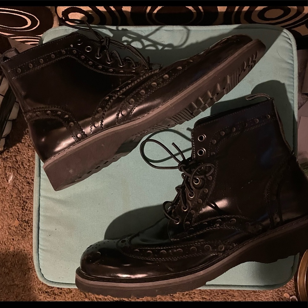 Gbx High Top Lace Boots Color: Black Size12M $25
